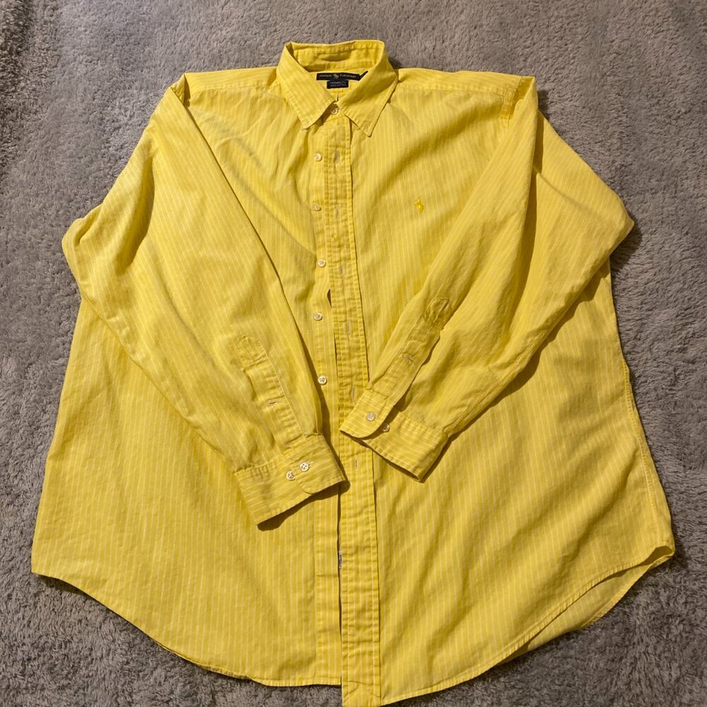 Ralph Lauren Men's Button Up Long Sleeve Polo